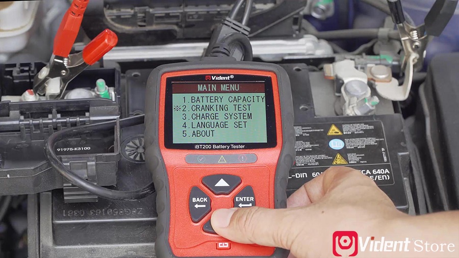 Use Vident Ibt200 9v 36v Battery Tester 10