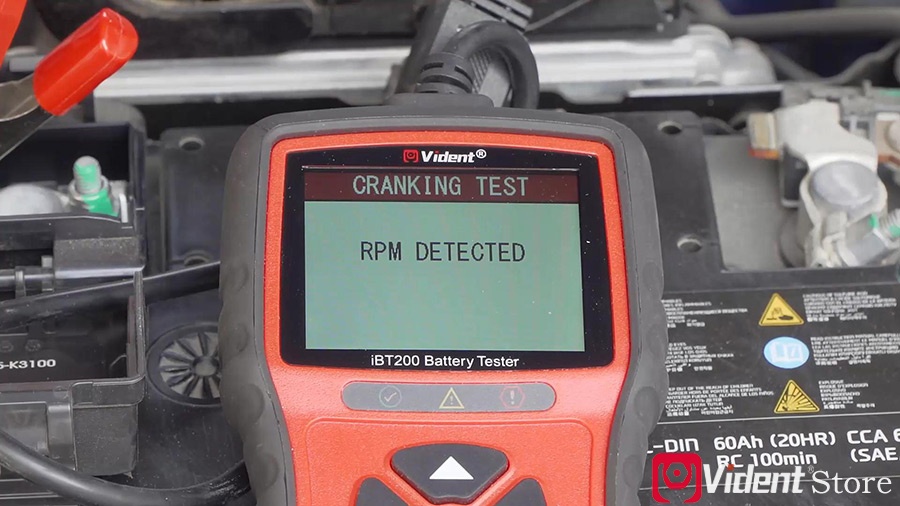 Use Vident Ibt200 9v 36v Battery Tester 13