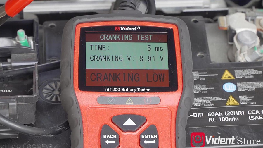 Use Vident Ibt200 9v 36v Battery Tester 16